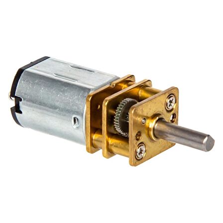 N20 12V DC 500 RPM 1:50 Mikro Metal Redüktörlü Motor