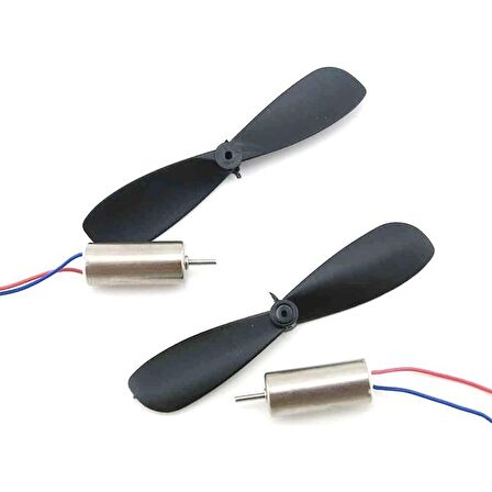 820 Çekirdeksiz DC Motor (2 Adet + 2 Pervane) (Mini Drone Motoru)