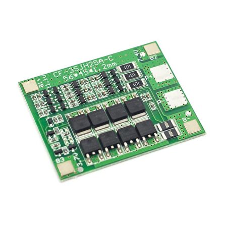 3S 12V 25A BMS Şarj Modülü