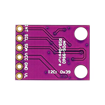 GY-9960-3.3 APDS-9960 Renk ve Temassız Hareket Tanıma Sensör Modülü