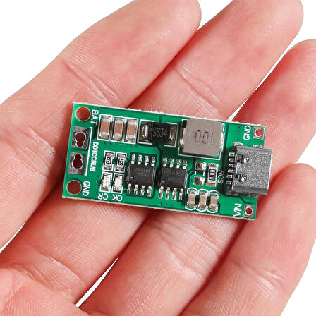 4S 2A Li-on Lipo Pil - Batarya Şarj Modülü Type-C Çok Hücreli 18650 Lityum 16.8V