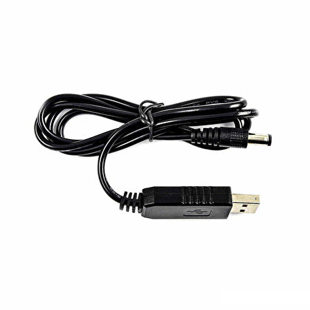 USB-Barrel Jack Voltaj Yükseltici (Giriş 5V - Çıkış 9V)
