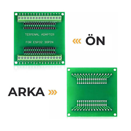 ESP8266 30PIN ESP32 Uyumlu Geliştirme Kartı için Genişleme ve Prototipleme Kartı