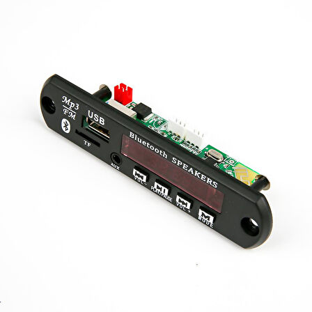 MP3 Çözücü Modülü (SD Kart Girişi, USB 2.0, FM Radyo, Uzaktan Kumanda) (B Kalite)