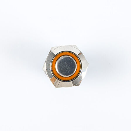 12mm 12-24V Su Geçirmez Self-Lock Metal Buton
