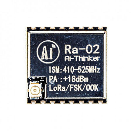 LoRa RA-02 SX1278 433MHz Yayılma Spektrumlu Kablosuz Alıcı Verici Modülü