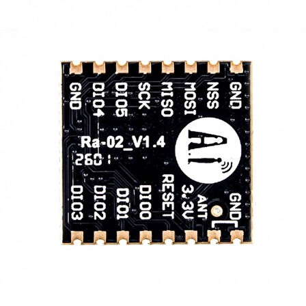 LoRa RA-02 SX1278 433MHz Yayılma Spektrumlu Kablosuz Alıcı Verici Modülü