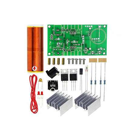 Mini Tesla Bobini DC 12-24V 15W Kendin Yap Seti