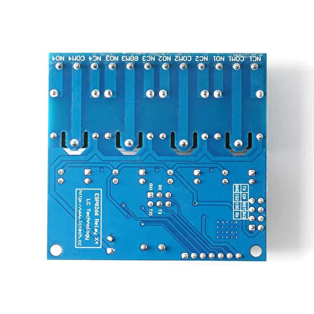 ESP8266 ESP-01 12V 4 Kanallı WiFi Röle Modülü - Akıllı Ev Uzaktan Kontrol Anahtarı