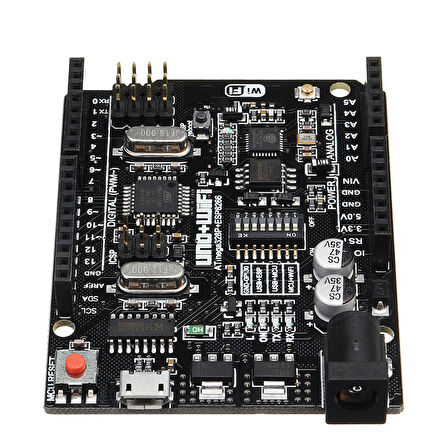 UNO+WiFi R3 ATmega328P+ESP8266 CH340 32MB 6V-9V USB-TTL CH340G Geliştirme Kartı