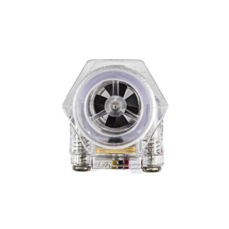 YF-S201C G1/2 1-30L/dk 5-15V Şeffaf Su Akış Sensörü