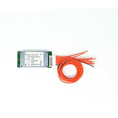 10S 36V 20A Lityum Pil Batarya BMS Kartı