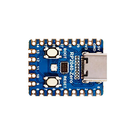 RP2040-Zero Lehimli Raspberry Pi Geliştirme Kartı 