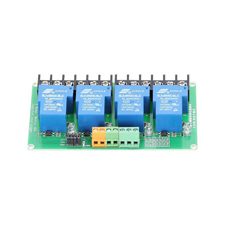 4 Kanal 5V DC 30A Yüksek ve Düşük Tetiklemeli Optokuplör Röle Modülü