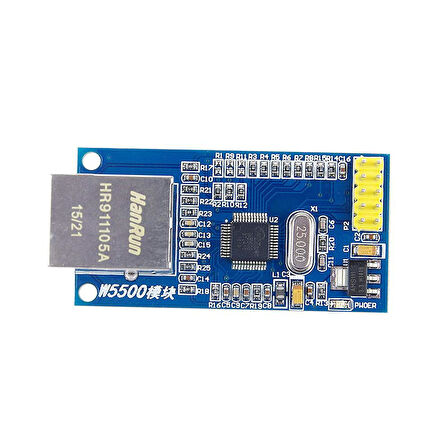 W5500 SPI to Ethernet Donanımsal TCP/IP Ağ Modülü