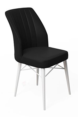 Rovena Lera Beyaz 70x110 Sabit Mdf Mutfak Masası Takımı 4 Adet Sandalye