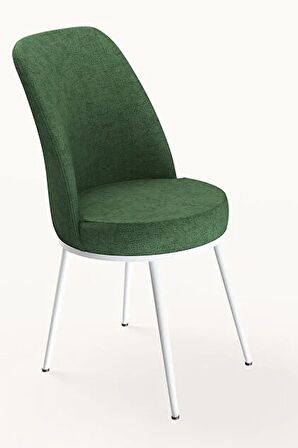 Rovena Duru Beyaz Mermer 70x110 Sabit Mdf Mutfak Masası Takımı 4 Adet Sandalye