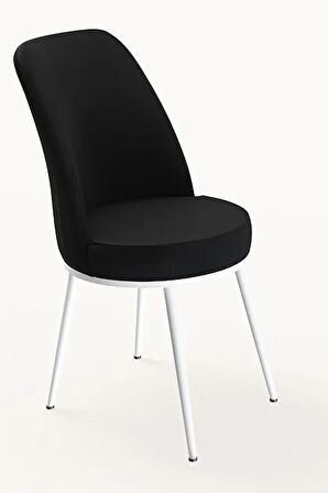 Rovena Duru Beyaz Mermer 70x110 Sabit Mdf Mutfak Masası Takımı 4 Adet Sandalye