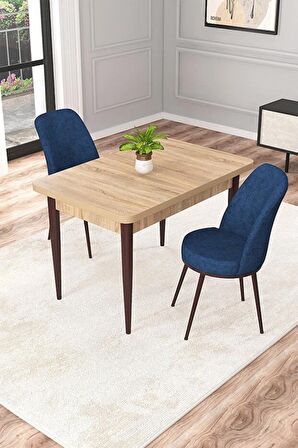 Rovena Raum Meşe 70x110 Sabit Suntalam Mutfak Masası Takımı 2 Adet Sandalye
