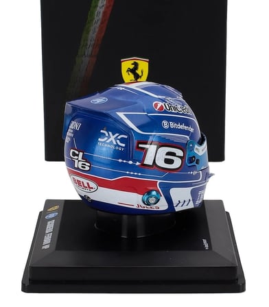  Looksmart Ferrari SF-25 Charles Leclerc Miami GP 2025 Diecast Kask 1/5