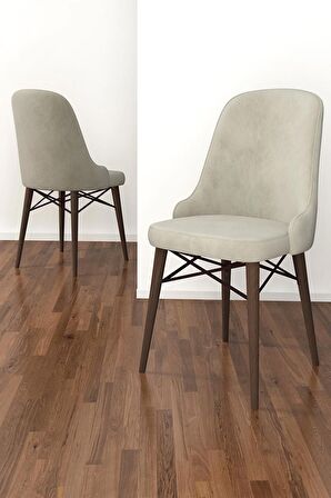 Rovena Rain Barok 70x114 Açılabilir Mdf Mutfak Masası Takımı 4 Adet Sandalye