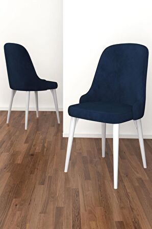 Rovena Amber Beyaz 70X114 Açılabilir Mdf Mutfak Masası Takımı 4 Adet Sandalye