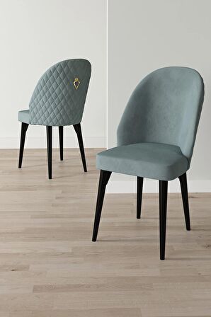 Rovena Talia Siyah Mermer 70x114 Açılabilir Mdf Mutfak Masası Takımı 4 Adet Sandalye