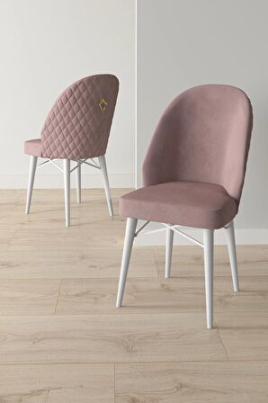 Rovena Liora Beyaz 70x114 Açılabilir Mdf Mutfak Masası Takımı 6 Adet Sandalye