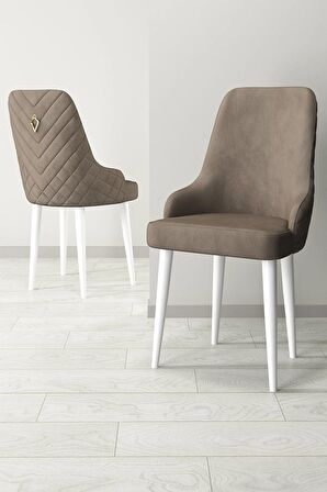 Rovena Blanca Beyaz Mermer 80x132 Açılabilir Mdf Mutfak Masası Takımı 4 Adet Sandalye