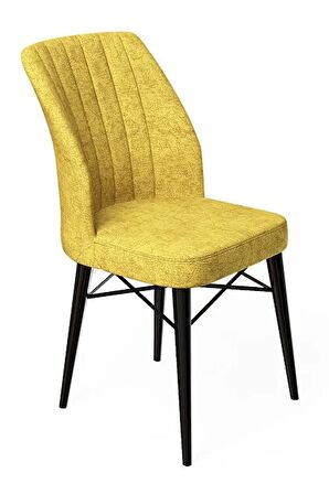 Rovena Mary Siyah Mermer 70x114 Açılabilir Mdf Mutfak Masası Takımı 6 Adet Sandalye