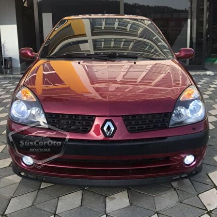 Renault Clio 2 Symbol Hb&Sedan 1998-2008 Uyumlu Üniversal Laguna Lip Esnek Ön Lip 2 Parça Tampon Altı Dil Karlık Ön Ek