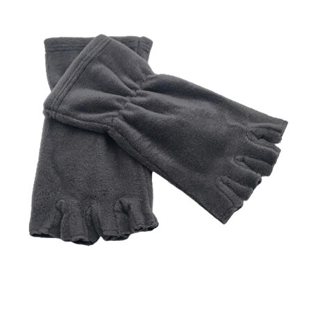 Unisex Kışlık Parmaksız Kesik Yarım Parmak Kışlık Termal Polar Eldiven Glove
