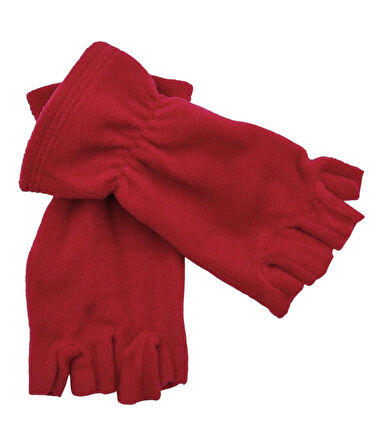 Unisex Kışlık Parmaksız Kesik Yarım Parmak Kışlık Termal Polar Eldiven Glove