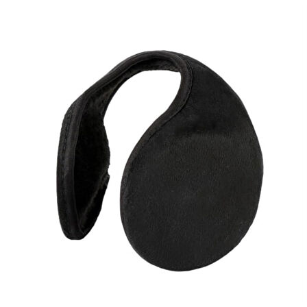 Unisex Siyah Kışlık Polar Parmaksız Eldiven - Polar Bere - Polar Boyunluk - Kulaklık - Atkı 5li Set