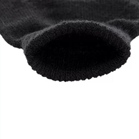 Kışlık Siyah Parmaksız Kesik Yarım Parmak Örme Triko Eldiven Winter Fingerless Gloves