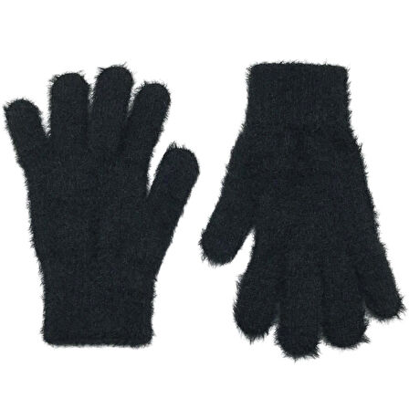 Kadın Kışlık Yumuşak Dokulu Peluş Rahat Kullanım Eldiven Winter Soft Gloves