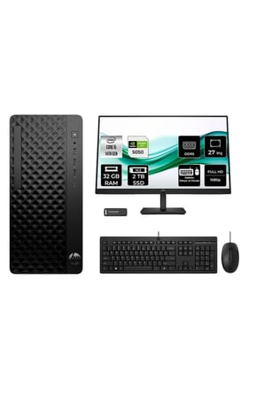 ProDesk 2 Tower G1i i5 14500 32GB 2TB SSD RTX5050/8GB FDOS Masaüstü Bilgisayar + 27" Monitör