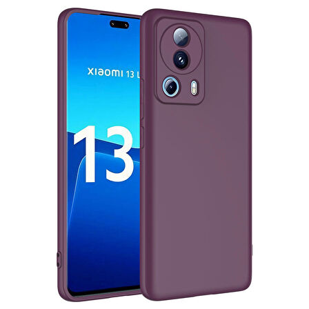 Gpack Xiaomi Mi 13 Lite Kılıf Mara Lansman Silikon Mat Soft İçi Süet