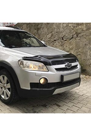 Chevrolet Captiva Ön Kaput Koruma Rüzgarlığı 3mm Akrilik (Abs) Parlak Deflektör 2006-2012