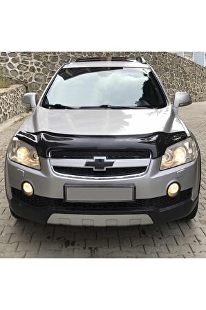 Chevrolet Captiva Ön Kaput Koruma Rüzgarlığı 3mm Akrilik (Abs) Parlak Deflektör 2006-2012