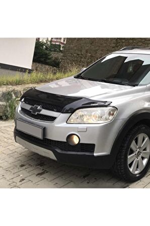 Chevrolet Captiva Ön Kaput Koruma Rüzgarlığı 3mm Akrilik (Abs) Parlak Deflektör 2006-2012