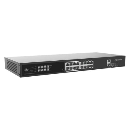 NSW3000-17GT1GP1GC-POE-IN 16GE + 1GE + 1GE SFP UPlink 265W L2 Yönetilebilir PoE Switch