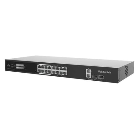 NSW3000-17GT1GP1GC-POE-IN 16GE + 1GE + 1GE SFP UPlink 265W L2 Yönetilebilir PoE Switch