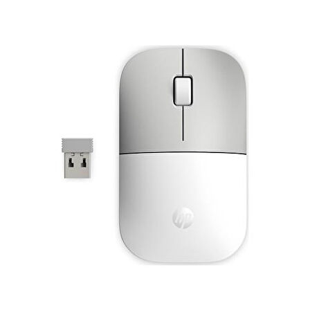 HP Z3700 Kablosuz Ince & Sessiz Mouse - Beyaz & Gümüş - 171D8AA