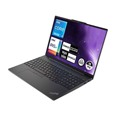 LENOVO ThinkPad E16 Gen 1 i5-1335U 40GB 1TB SSD 16" WUXGA Windows 11 Pro Taşınabilir Bilgisayar 21JN00BCTX023