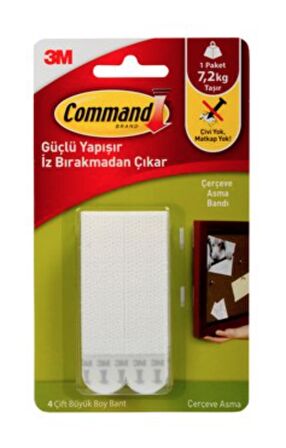 3M Command 17206 Çerçeve Askı Bandı 6 PAKET