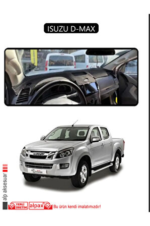 Isuzu D-Max Torpido Koruma  Halısı -  Siyah Kenar