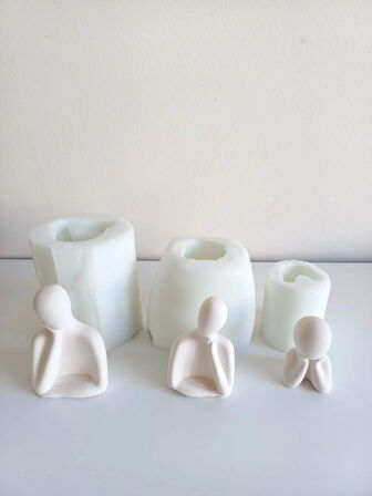 ÜÇLÜ AİLE BİBLO SET KALIBI