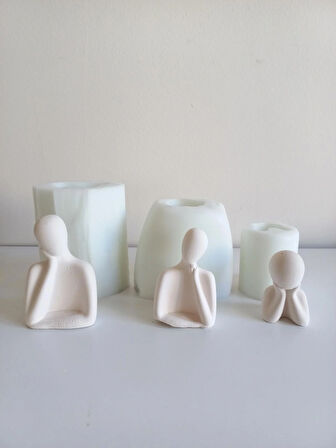 ÜÇLÜ AİLE BİBLO SET KALIBI