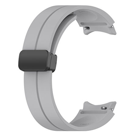 Gpack Samsung Galaxy Watch 4 uyumlu 42mm Kordon Silikon Ayarlanabilir Mıknatıslı HS24